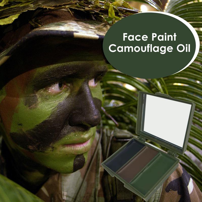 3 colori fan dell'esercito CS  - Camo Face Paint recensione e prezzo